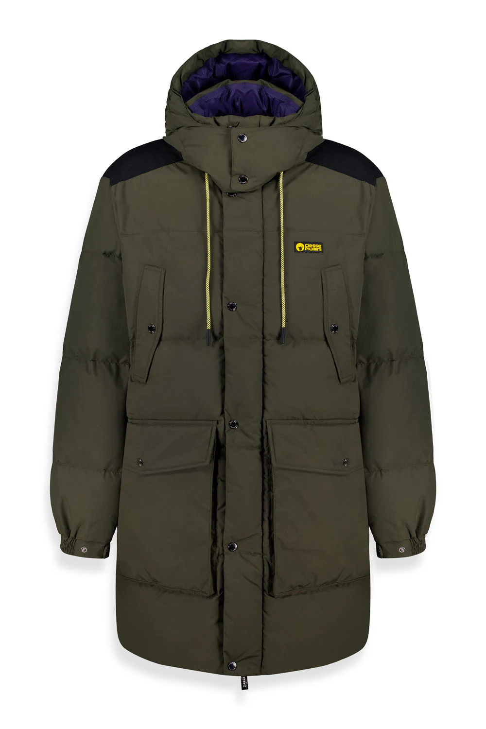 Canada 4 Pocket Hodded Mid Lenght Jacket Giacca Uomo Olive Night Eclipse
